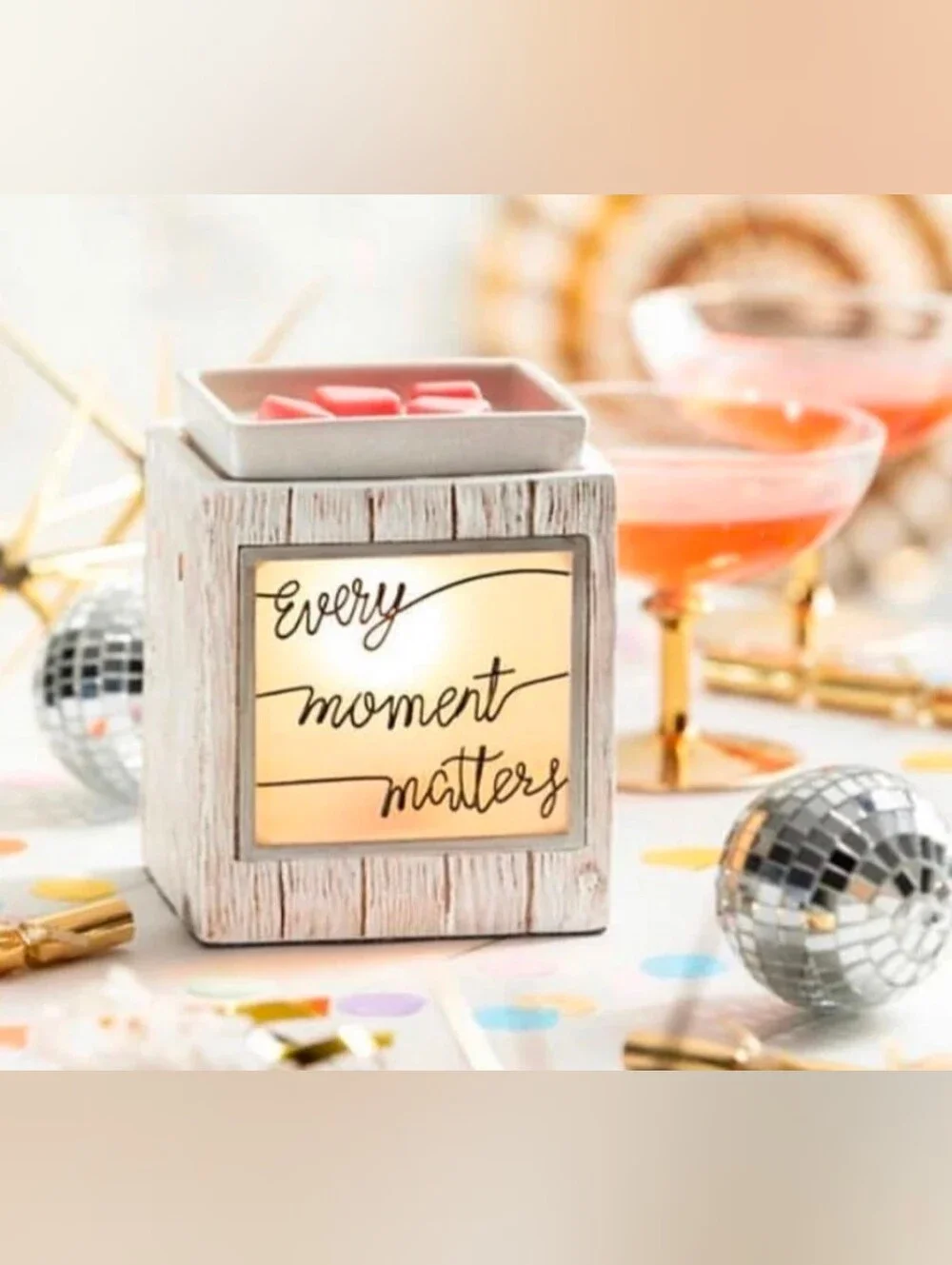 Every Moment Matters Wax Warmer • Retired BNIB